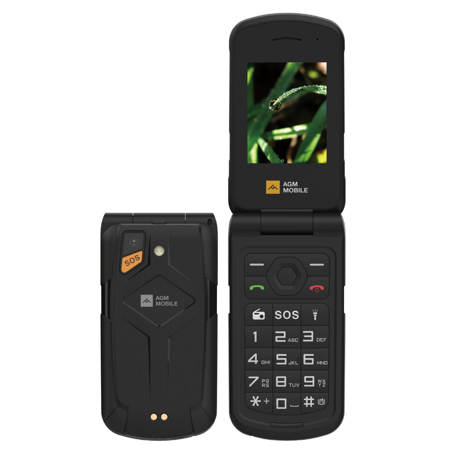 AGM M10|Smart LED Alerts|Dual SIM|SOS Call  Key|High-decibel Speaker