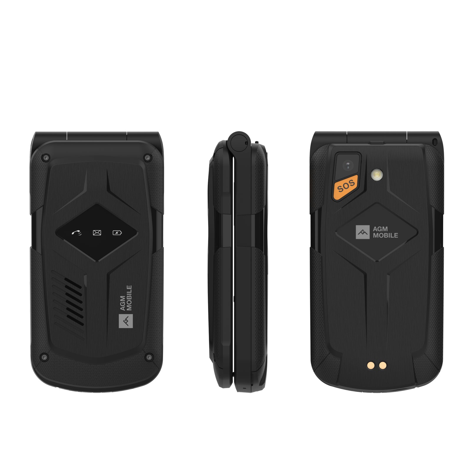 AGM M10|Smart LED Alerts|Dual SIM|SOS Call  Key|High-decibel Speaker