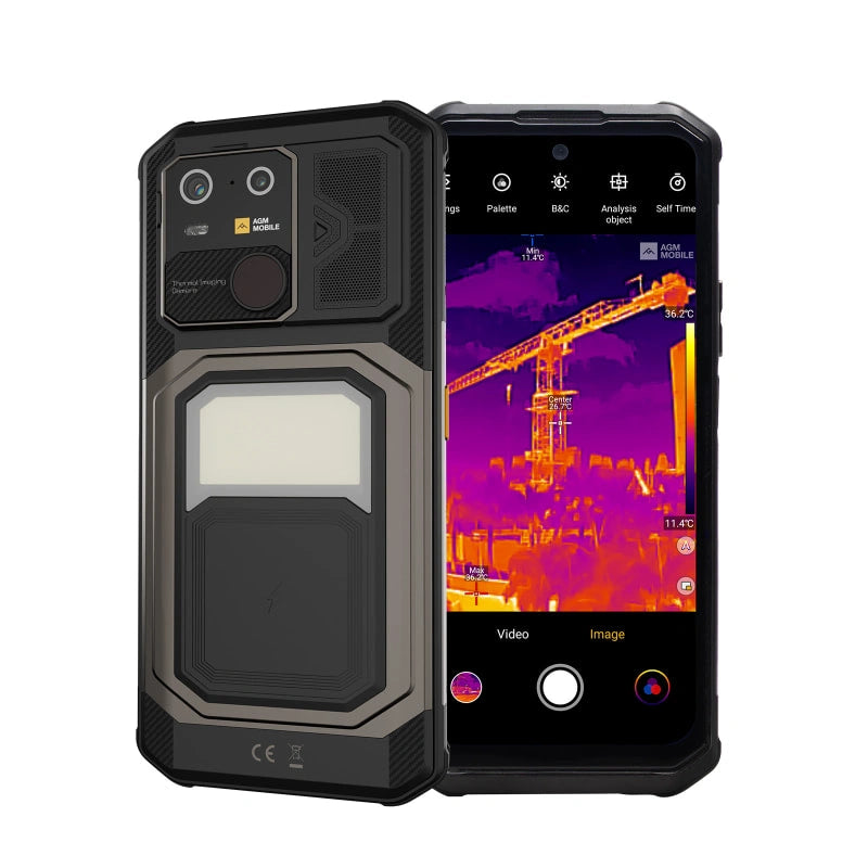AGM G3 PRO | Thermal Imaging Rugged Smartphone | 12GB+512GB | 10000mAh Battery | 5W Speaker 116dB | 120Hz Display | MIL-STD-810H | Wireless Charging