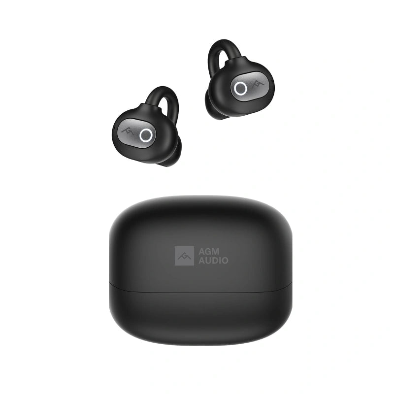 AGM Open Buds 1 | Open-Ear Design | 25+3dB ANC | 6H Playtime | IPX4 Water Resistance