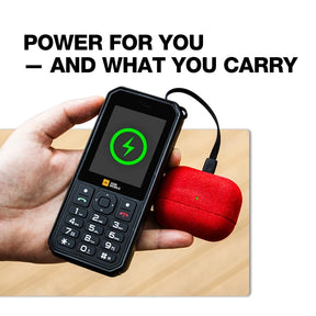 AGM M11｜Rugged Power Bank Phone｜Wired Reverse Charging｜4G LTE｜4000mAh Battery｜WiFi Hotspot｜FM Radio｜3.5mm Jack｜IP68&IP69K | WaterProof