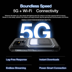 AGM G3 | Rugged Smartphone | 12GB+512GB | 10000mAh Battery | 5W Speaker 116dB  | 50MP Front Camera | 120Hz Display | IP68 IP69K | Wireless Charging