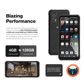 AGM H Max | Rugged | 10000 mAh Battery | 8GB+256GB | 90Hz Display | 4G Dual SIM | Android 14
