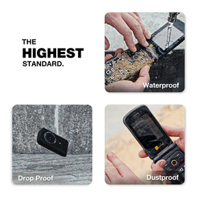 AGM M8 FLIP Security+ | Rugged Flip Phone | Secure Data | Reduced vulnerabilities | Zero tracking | US Warehouse