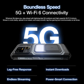 AGM G3 | Rugged Smartphone | 12GB+512GB | 10000mAh Battery | 5W Speaker 116dB  | 50MP Front Camera | 120Hz Display | IP68 IP69K | Wireless Charging