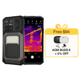AGM G3 PRO | Thermal Imaging Rugged Smartphone | 12GB+512GB | 10000mAh Battery | 5W Speaker 116dB | 120Hz Display | MIL-STD-810H | Wireless Charging