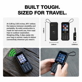 Pre-Order | AGM M11 | 4G Hotspot Phone｜Portable WiFi Hotspot｜4000mAh Battery｜IP68/IP69K Waterproof｜Wired Reverse Charging｜FM Radio｜3.5mm Jack