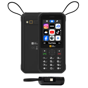AGM M11｜Rugged Power Bank Phone｜Wired Reverse Charging｜4G LTE｜4000mAh Battery｜WiFi Hotspot｜FM Radio｜3.5mm Jack｜IP68&IP69K | WaterProof