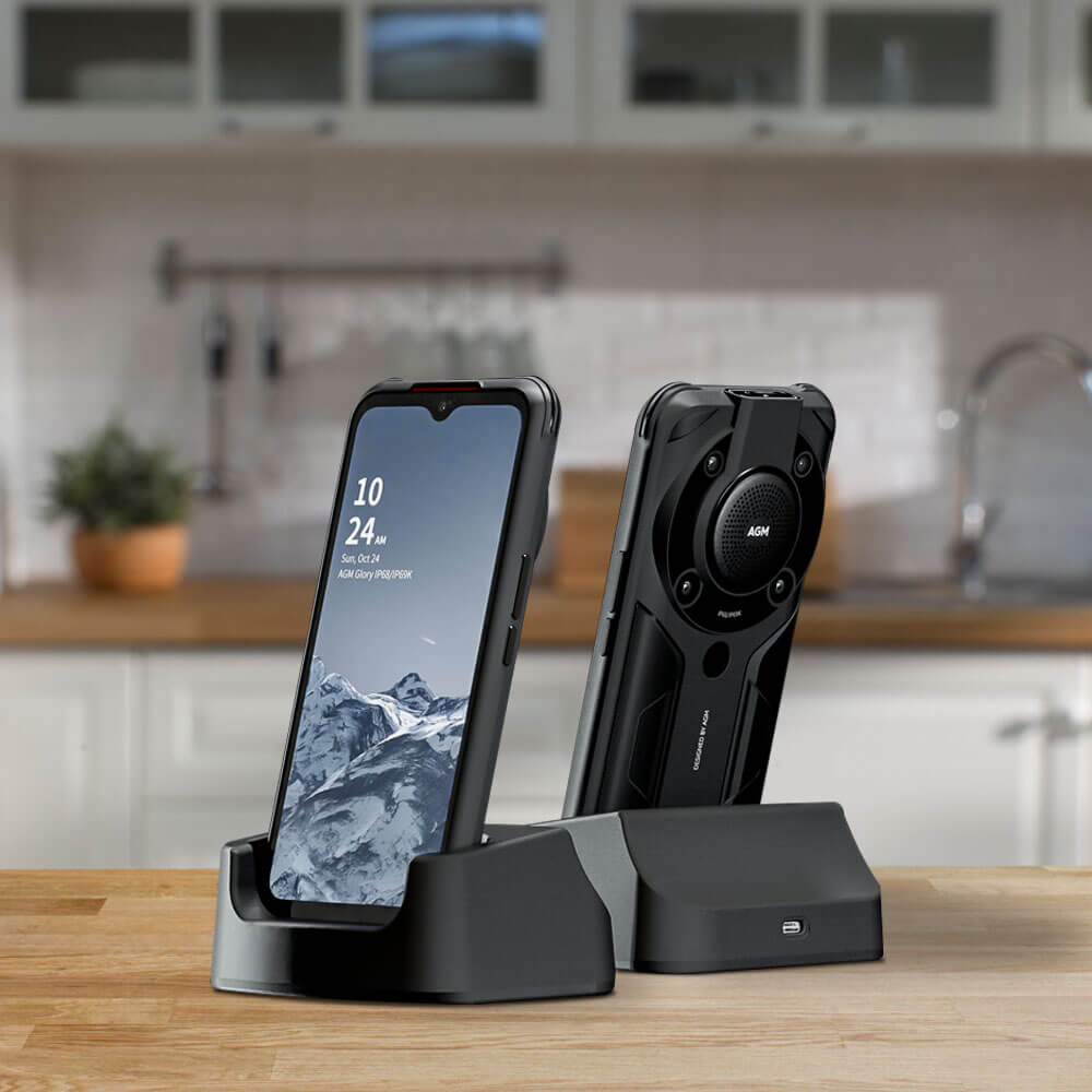 Desk Charging Dock for Glory Series / AGM H5 / AGM H5 PRO / AGM G1S